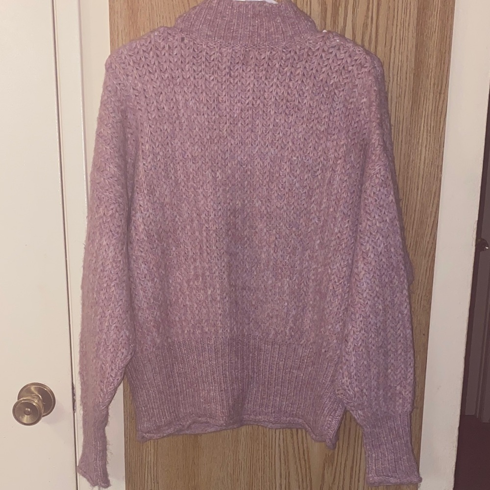 ONLY Women's Mauve Turtleneck Sweater - Picture 2 of 4